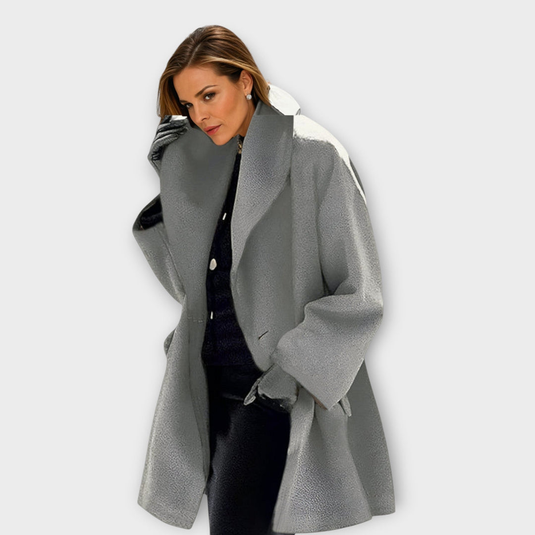 Lisa - Premium Windproof Wool Coat